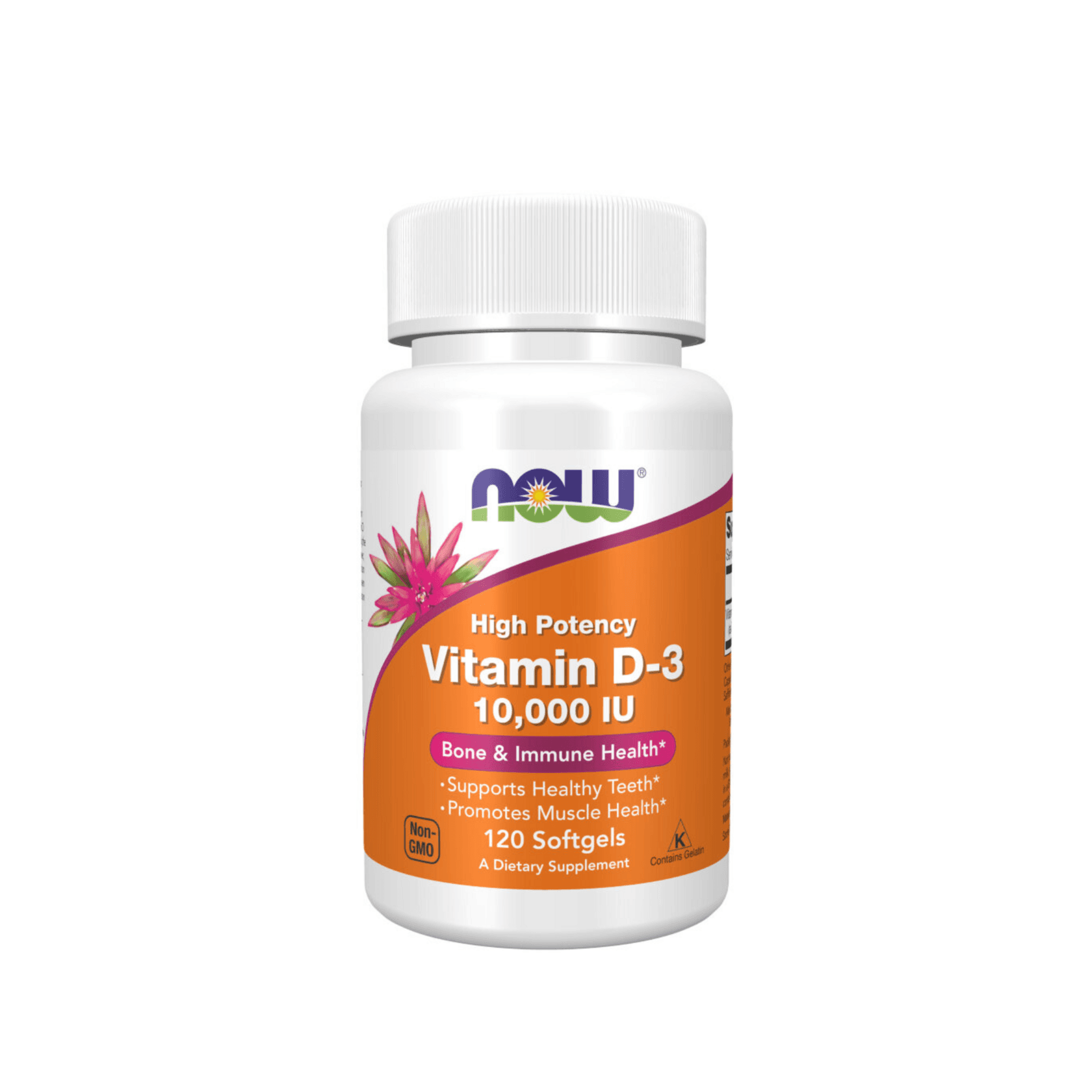 NOW - Vitamin D3 10,000 IU (120 softgels)