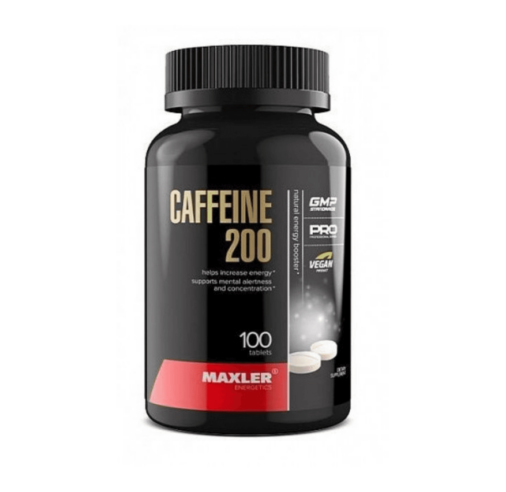 MAXLER - Caffeine 200 / 100 tabs